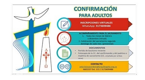 Sacramento de la Confirmación para Adultos